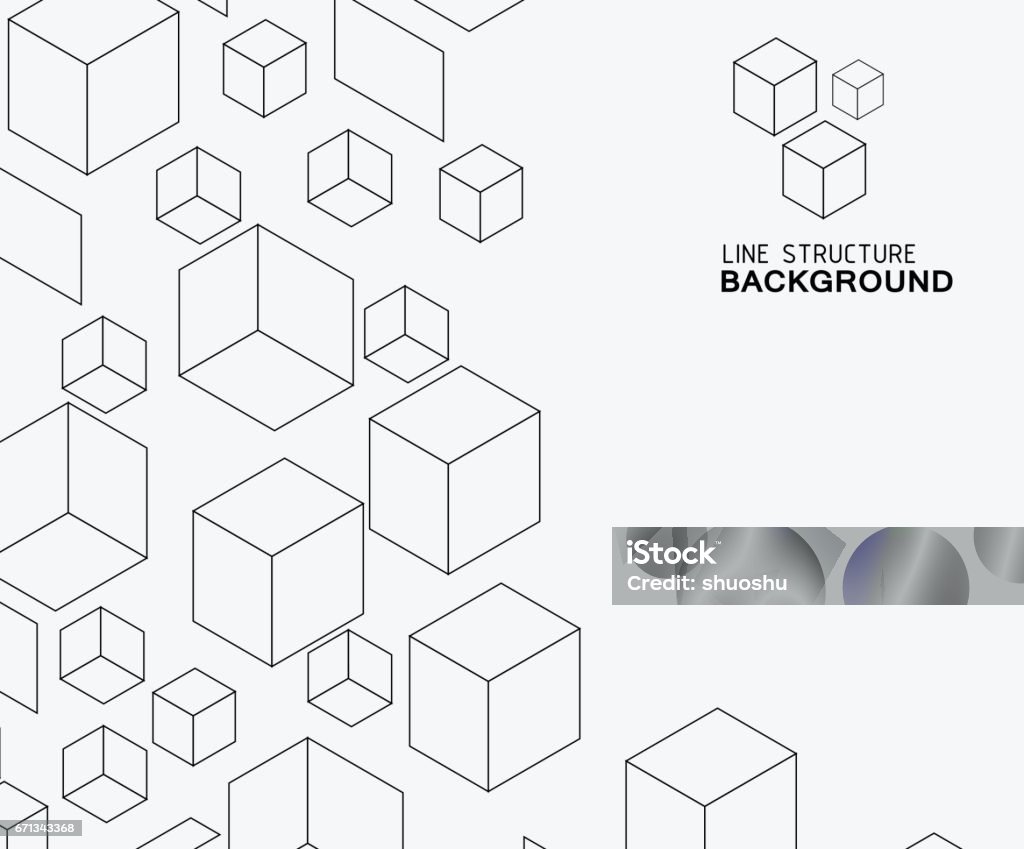 Subtle Abstract Line System Abstract Line Structure Background Stock Illustration - Download Image ...