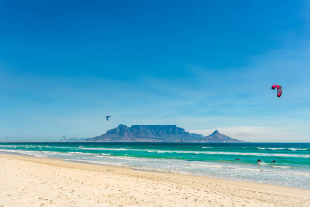 istock Table Mountain as seen from Bloubergstrand 671353706