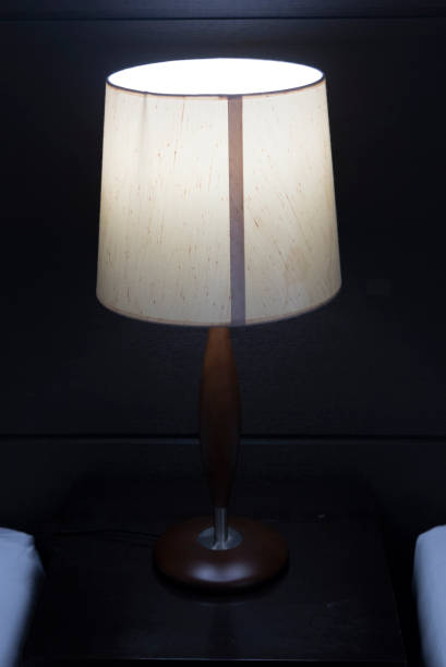 istock table lamp on the bedroom 671357004