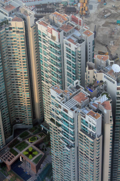 istock Panoramic view of Hong Kong skyline China 671360200