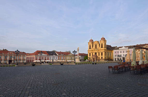 istock Union Square of Timisoara, Romania. 671365682