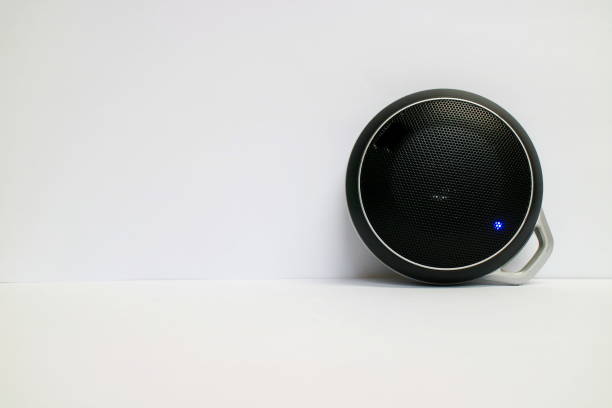 istock musical speaker isolated on a white background 671368072