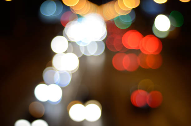 istock Bokeh lanterns of the night city 671368564