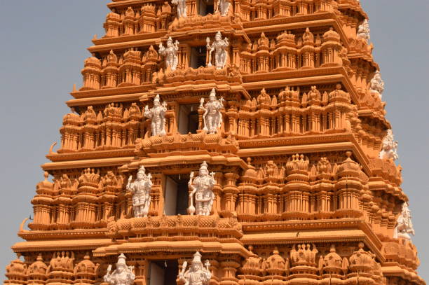 istock Hindu Temple Tower- India 671373118
