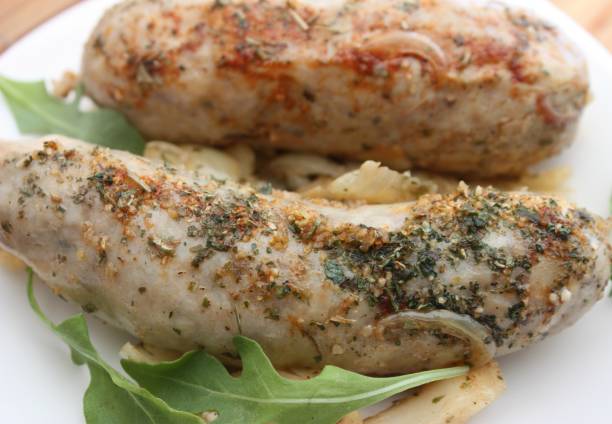 istock Artisanal andouillette with herbs from Provence 671381992