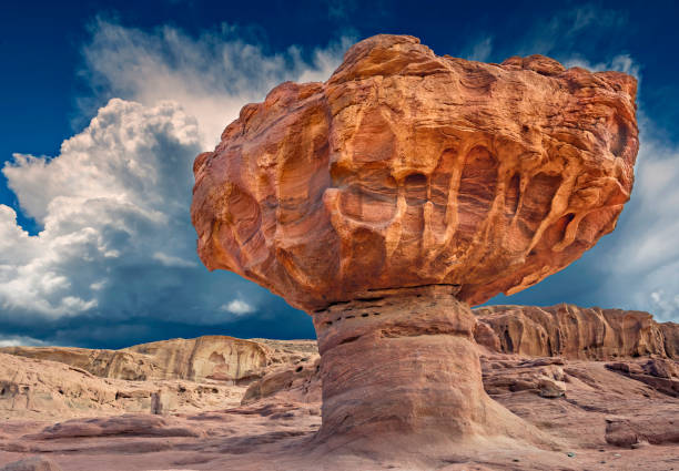 Timna Park, located 25 km north of Eilat (Israel). Unique geology.