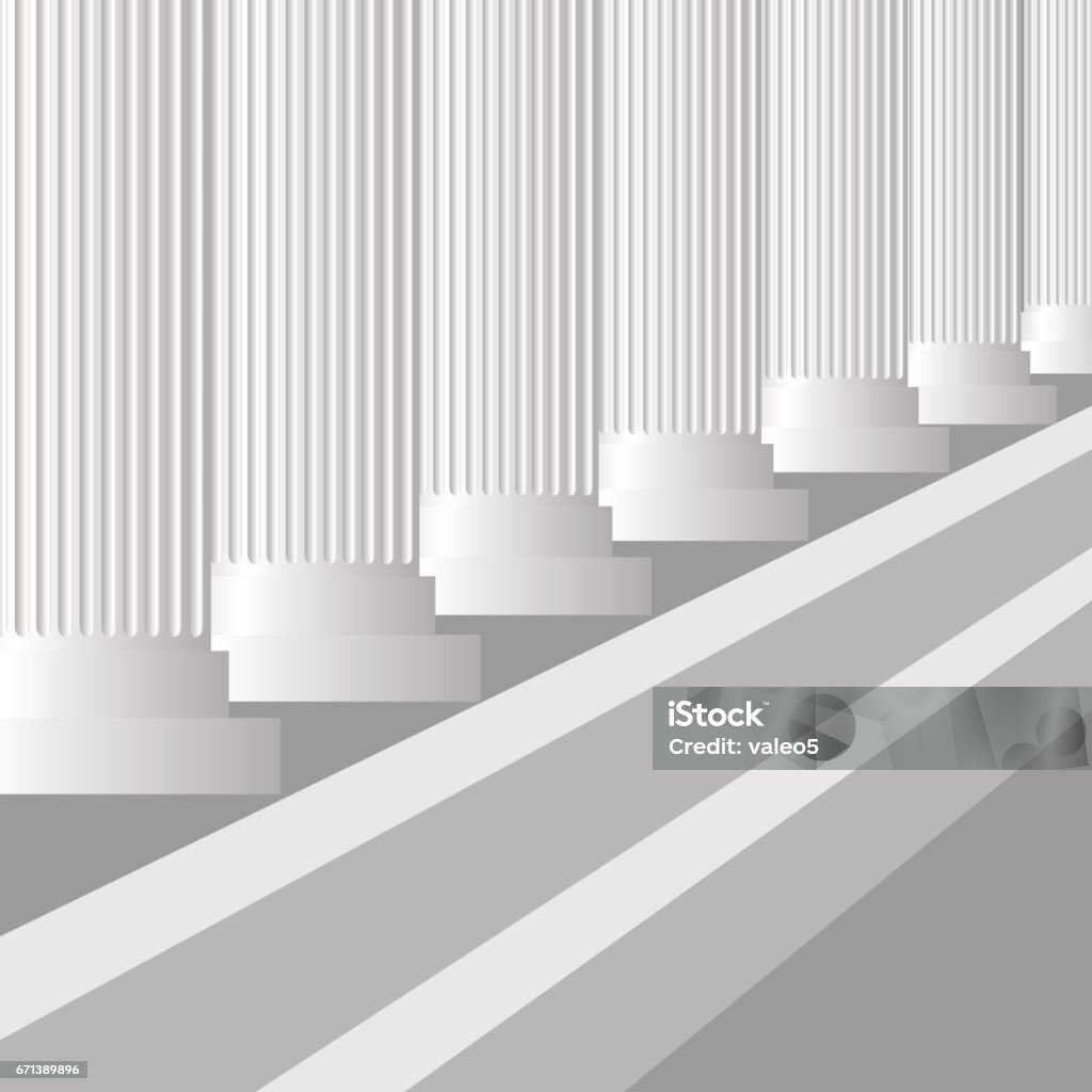 Backround 4 Column Grey Columns Background Stock Illustration - Download Image Now ...