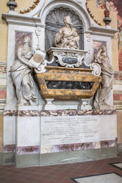 istock Grave of the Italian astronomer, physicist, engineer, philosopher, and mathematician Galileo Galilei  in Basilica of Santa Croce, Florence 671392286