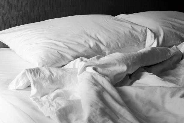 istock Bed in the bedroom 671392694