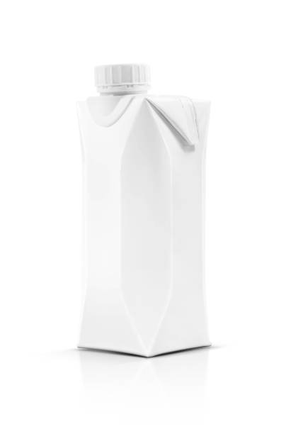 istock blank packaging milk container box with plastic cap isolated on white background and clipping path 671400258