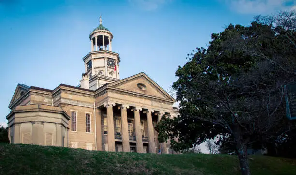 The old courthouse in Vicksburg Mississippi USA
