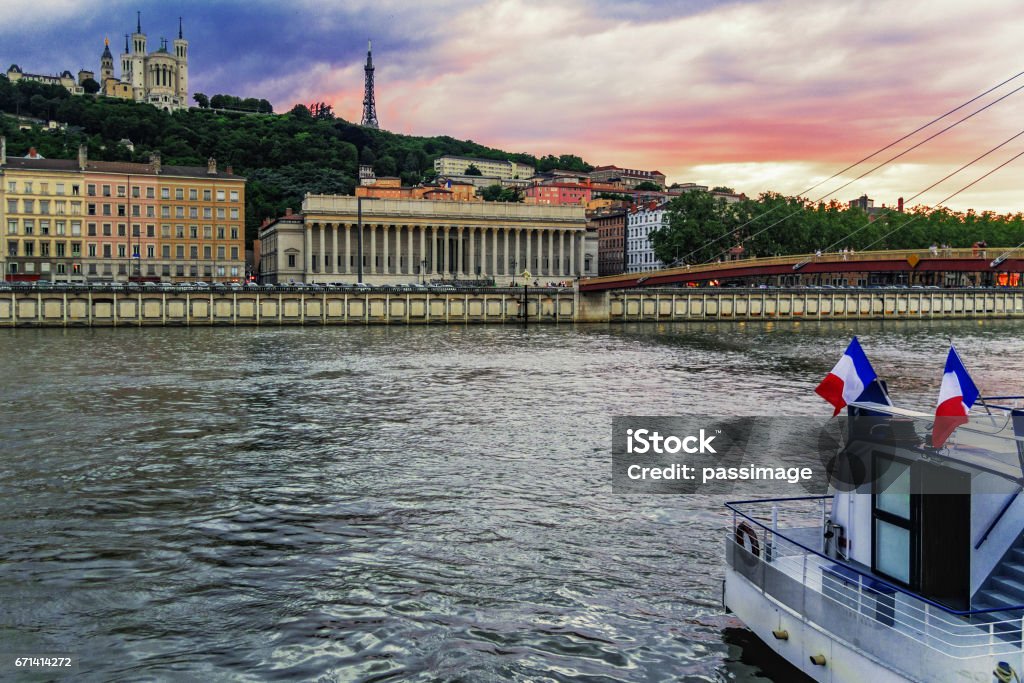 Lyon Lyon city of light. Auvergne-Rhône-Alpes Stock Photo