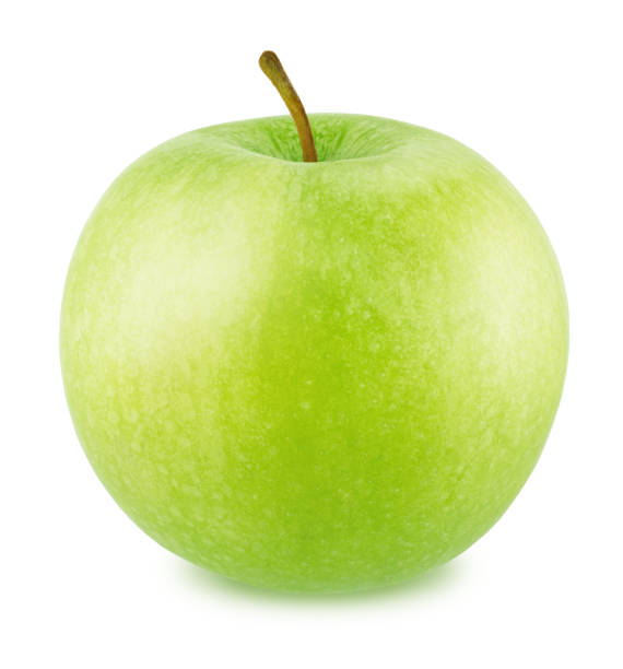 istock Fresh Green Apple Isolated on White Background 671415332