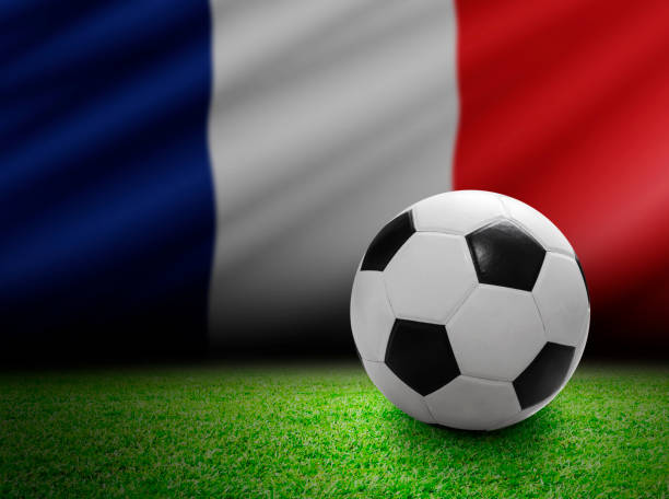 istock Soccer ball on the soccer field 671415992
