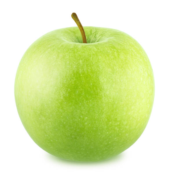 istock Fresh Green Apple Isolated on White Background 671419648