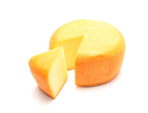 istock Wheel of traditional cheese 671424700