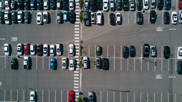istock Aerial of Parking Lot 671430964