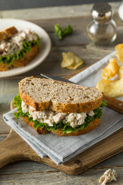 istock Homemade Healthy Chicken Salad Sandwich 671431890