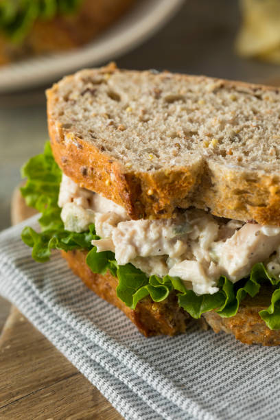istock Homemade Healthy Chicken Salad Sandwich 671432200