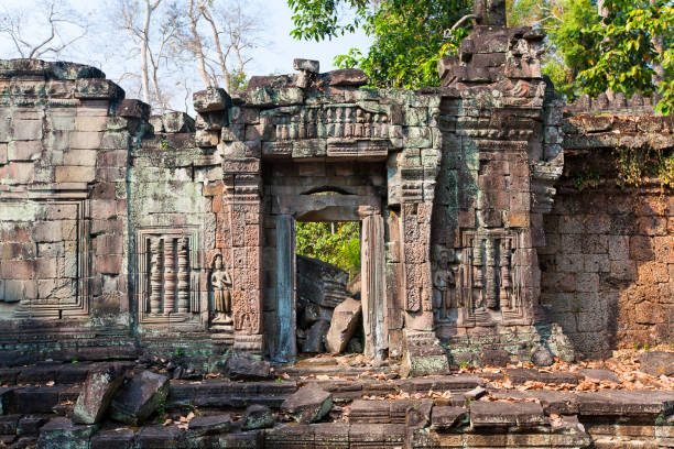 istock ruins of Preah Khan Temple (12th Century) in Angkor Wat (Siem Reap, Cambodia) 671451360