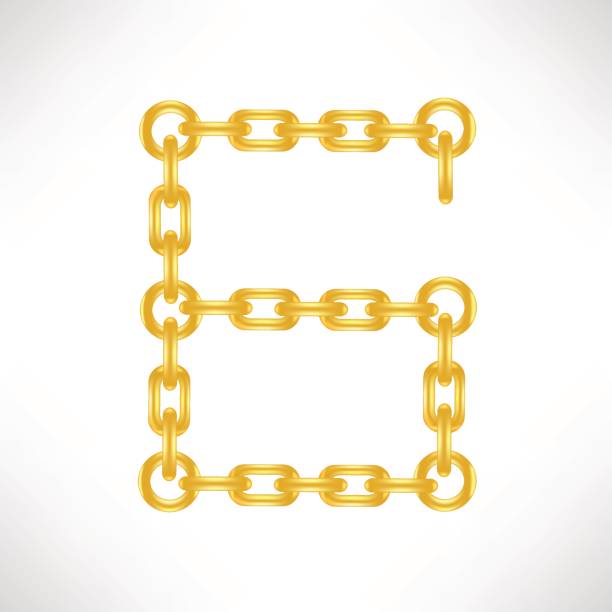 6 Vector Gold Different Types Of Gold Chains Illustrations, Royalty-Free Vector ...