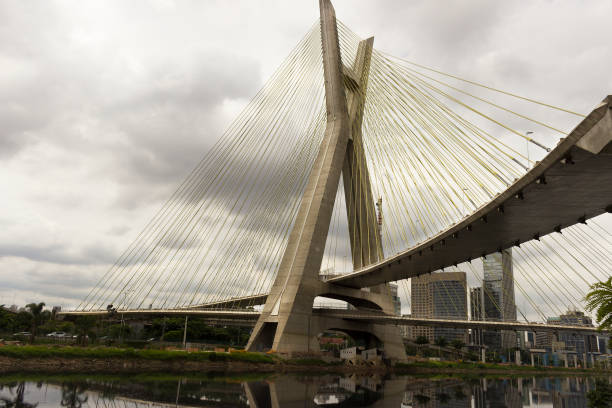 istock Estaiada Bridge - Marginal Pinheiros, Sao Paulo, Brazil 671469094