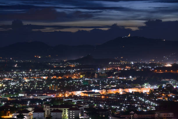 istock viewpoint on hill see to phuket town 671492558