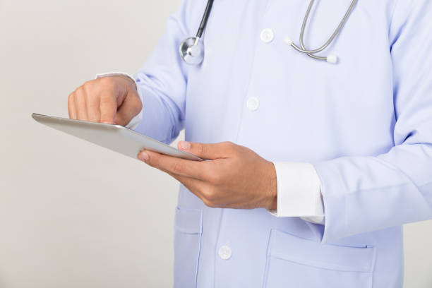 istock Medicine doctor working with modern tablet computer - Medical technology concept. 671504536