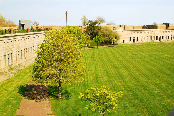 istock The parade grounds of Fort Warren 671508568
