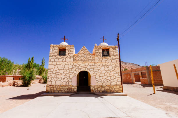 Small Catholic Chapel in Antofagasta de la Sierra in Catamarca, Argentina