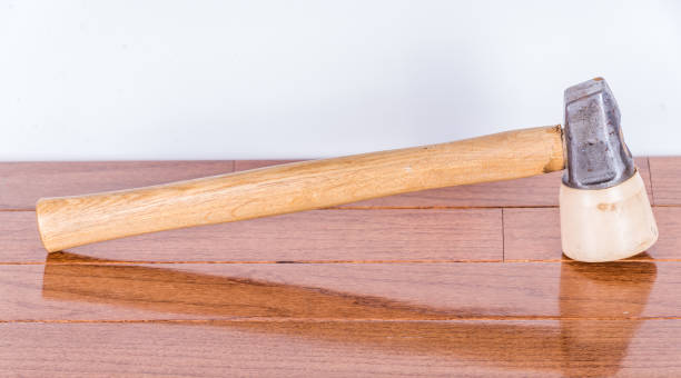istock Hardwood floor installation 671533626