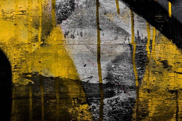Grungy painted wall, Bangkok, Thailand