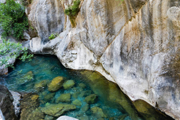 手付かずの海 sapadere グランドキャニオンの - grotto falls ストックフォトと画像