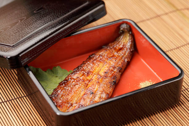 istock Roasted of fillet fish in bento 671571988