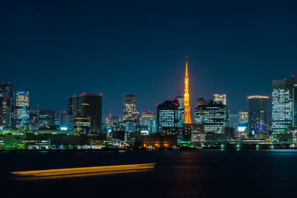 Tokyo, Japan skyline with the Tokyo Tower