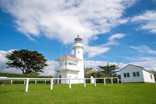 Famous lighthouse at Tiritiri Matangi