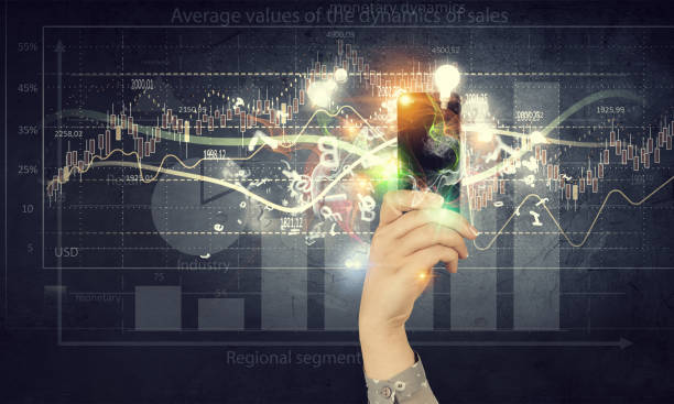 istock Concept of e-business and commerce . Mixed media 671611106
