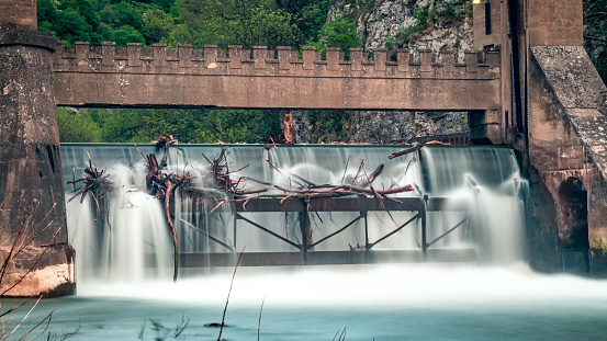 Hydroelectric Power Station, Waterfall, Sewage, Built Structure, Environment