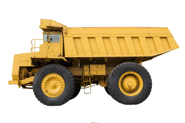 Mining truck isolate Mining truck isolate dump truck photos stock pictures, royalty-free photos & images