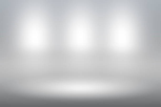 istock Product Showscase Spotlight Background - White Clear Photographer Studio 671644966