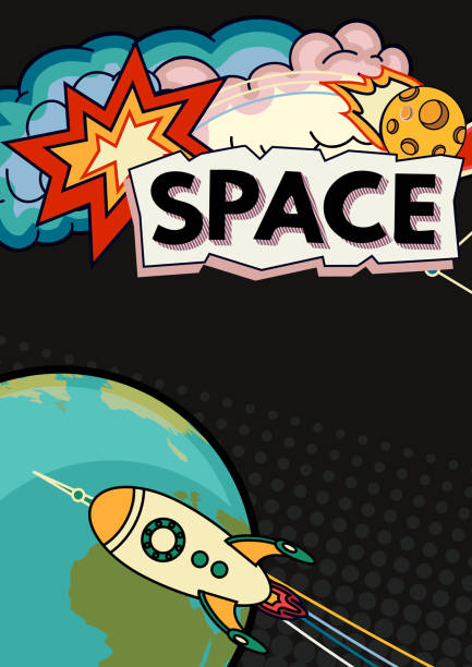 1 cosmos Cartoon vector illustration of space. Moon, planet, rocket, earth, cosmonaut, comet, universe Classification milky way Hand drawn Comics cosmos cartoon of the how to draw a infinity sign stock illustrations