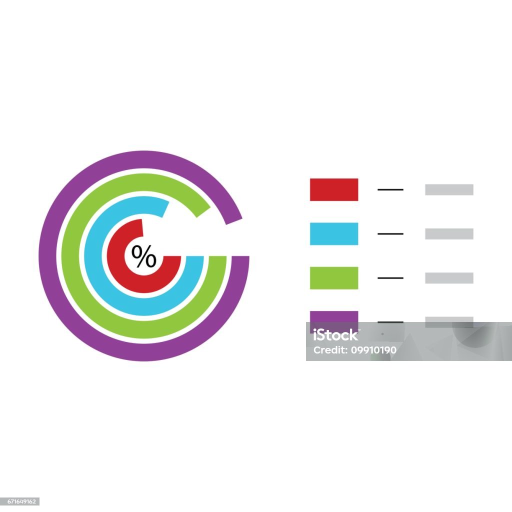 Rounding Graphic Examples Template Of Round Graphic Stock Illustration - Download Image Now ...
