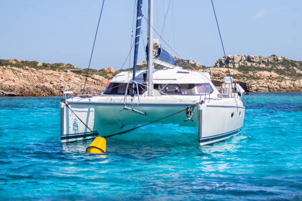 istock Luxury yacht. Sardinia, Italy 671655946