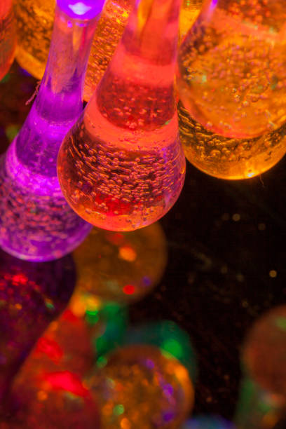 istock colorful Background red green yellow bulbs 671664702