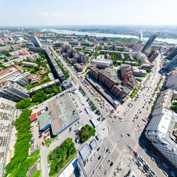 istock Aerial city view. Urban landscape. Copter shot. Panoramic image 671670724
