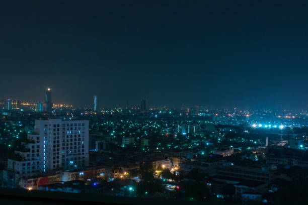 istock Night view of Bangkok 671671118