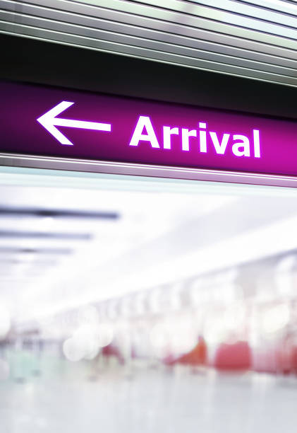 istock Tourist info signage in assembly lounge 671686052