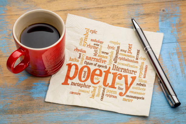 istock poetry word cloud on napkin 671705220