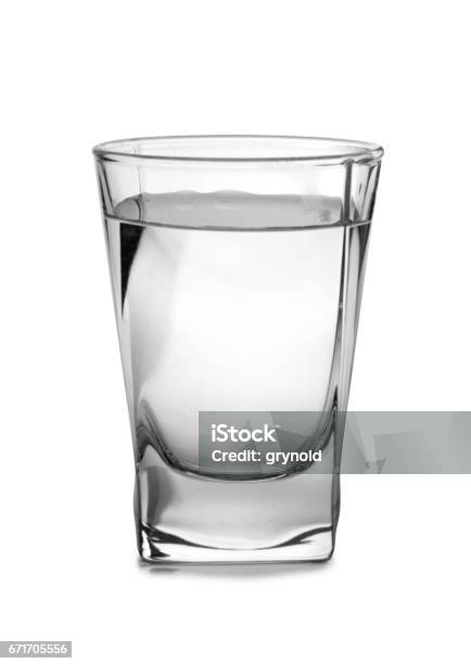 Vodka In Vintage Glass Stock Photo - Download Image Now - Shot Glass, Vodka, Drinking Glass