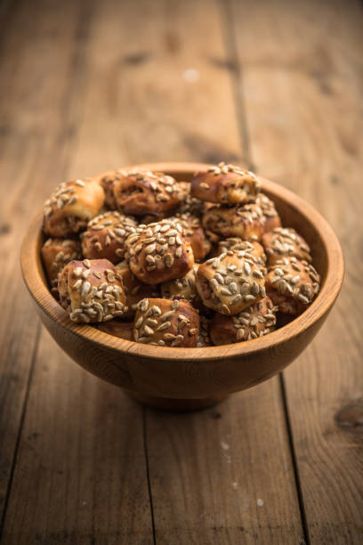 istock Meat nazooks with sunflower seeds on top 671726880